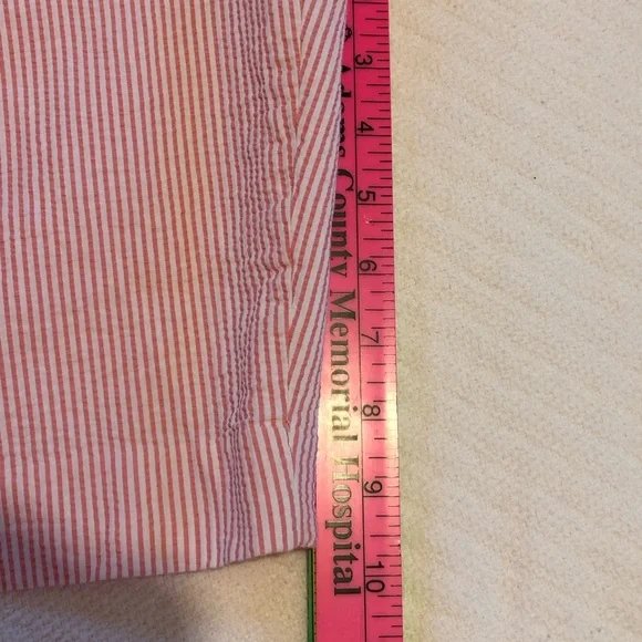 Talbots Pink Striped Women's Shorts - Picture 5 of 6